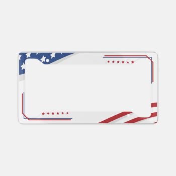 Love Usa - License Plate Frame