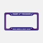 Trump 47th President - License Plate Frame