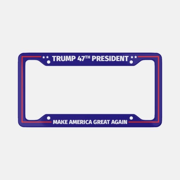 Trump 47th President - License Plate Frame